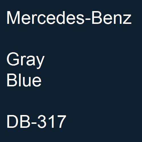 Mercedes-Benz, Gray Blue, DB-317.